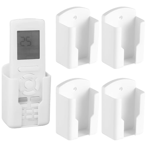 4 Piezas Para Colgar Mandos A Distancia En Pared, Soporte Para Cargador De Teléfono, Cajas Para Guardar Objetos, Organizador Adhesivo De Pared, Soporte Para Mando A Distancia Para Mesa