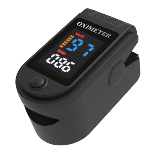CALANDIS Fingertip Oximeter LED Screen Battery Powered Monitor for The Elderly Black | Health & Beauty | Medical Mobility & Disability | Monitoring & Testing | Oximeters