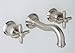 Rohl MB1930LMTCB-2 ROHL MICHAEL BERMAN WALL MOUNTED LAVATORY SET WITH 8^ GOTHAM COLUMN SPOUT NO POP-UP WASTE AND METAL LEVERS IN TUSCAN BRASS MB WL SET 6.5/8 SPT MTL T.BR