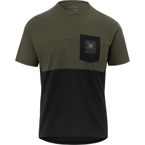 Giro Men's Ride Jersey - Trail Green/Black - Size M