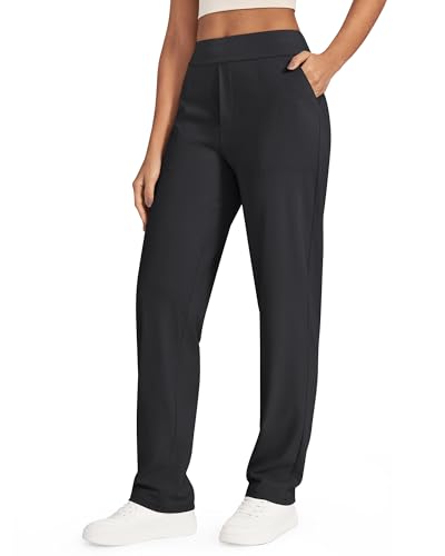 G4Free Black Dress Pants Women Yoga Pants with Pockets...