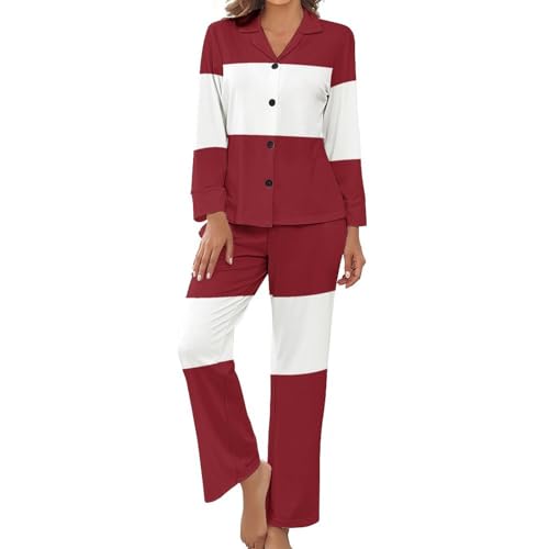 Pyjama femme drapeau letton vêtement d'intérieur pour vos soirées