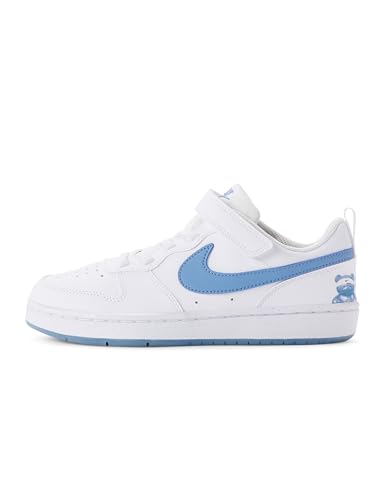 Nike Little Kids Court Borough Low Gb White/Work Blue 3Y