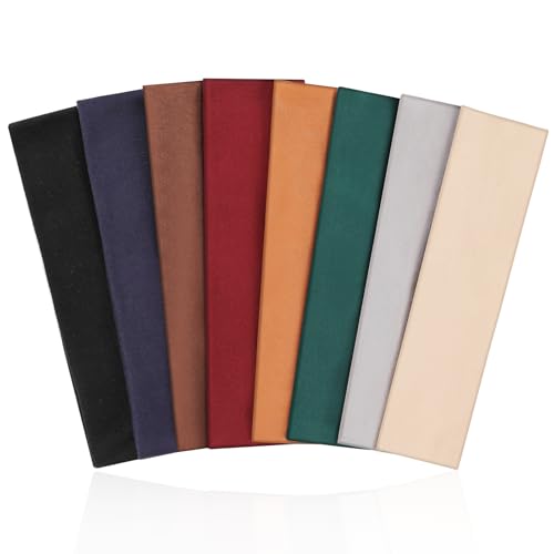 Image of Fishinsea 8 Pack Sport Headbands for Women, Elastic Soft Fabric Non-Slip Hair Bands Hair Warp for Daily Workout Yoga Running Sports, Combo 6