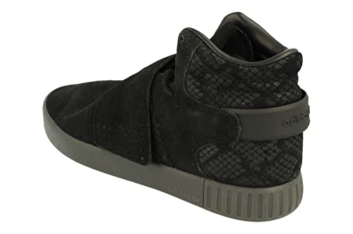 adidas Originals Tubular Invader Strap Mens Hi Top Trainers Shoes (UK 11 US 11.5 EU 46, Black Black Black BB8392)2