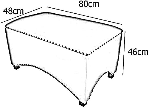 Repose-pieds rectangle gris en bois | Banc à langer
