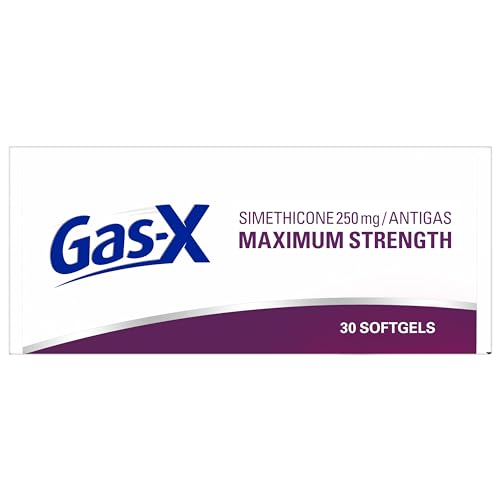 Gas-X Cápsulas de Gelatina Mole para Alívio Rápido do Inchaço e Desconforto, 30 Cápsulas de Gelatina