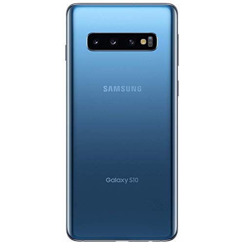Samsung Galaxy S10, 128GB, Prism Blue - Fully Unlocked (Renewed)