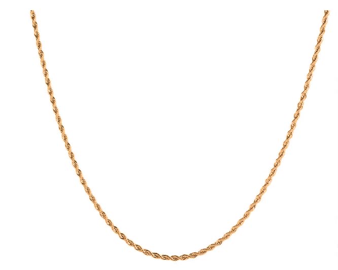 AKSHAT SAPPHIRE 925 Sterling Silver 22k Gold Plated Chain Italian Rope chain for Girls and Women (B0CV12N3TH) Amazon Price History, Amazon Price Tracker