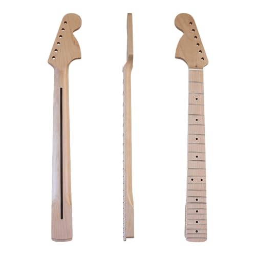 Manche de guitare électrique gaucher ST bois massif mat pour remplacer manche usé