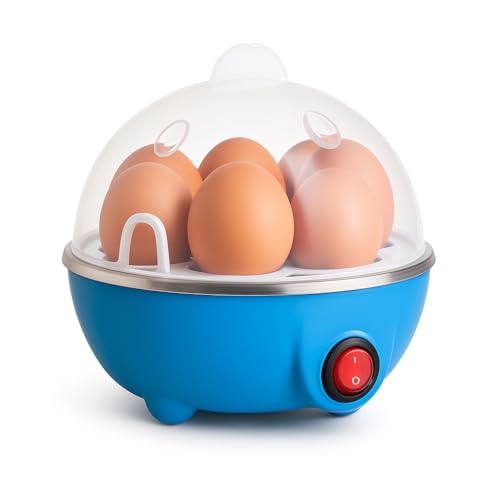 DreamKraft Electric Egg Boiler | 3 Boiling Modes | Fast Boiling with Auto Cut-Off | 60 ml | Plastic and Stainless Steel Heating Plate