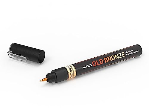 AK Interactive AK1303 METALLIC Liquid Marker - OLD BRONZE