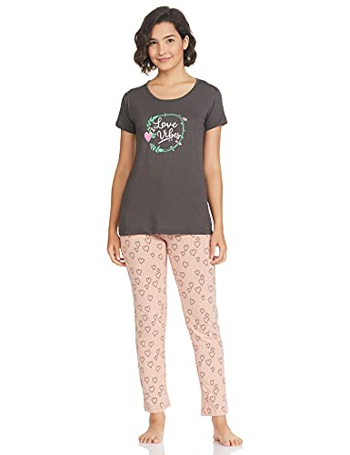 Image of Rupa Women's Cotton Checkered Pajama Set