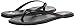 Calvin Klein Women's Crude Flip Flop, Black 001, 9