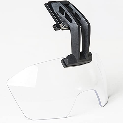 Lunettes de protection tactique airsoft avec visière et verres anti-buée 3mm pour tir