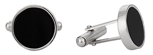Cuff-Daddy Solid 925 Sterling Silver Black Onyx Cufflinks with Presentation Box Idea Party Special Occasions Wedding Anniversary Suit French Cuff Shirts2