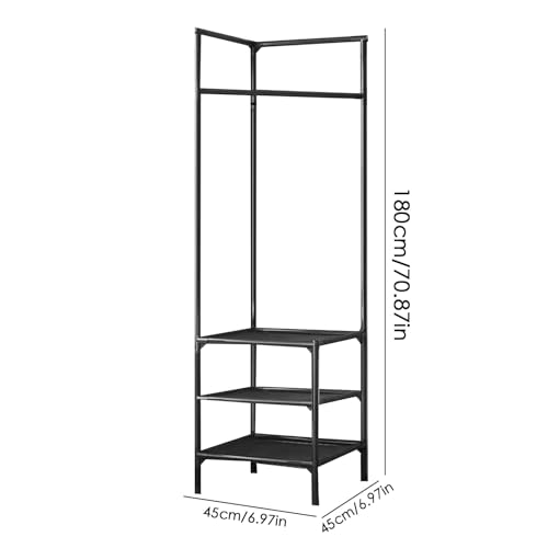 Porte-manteau d'angle pour optimiser l'entrée de votre appartement - 6