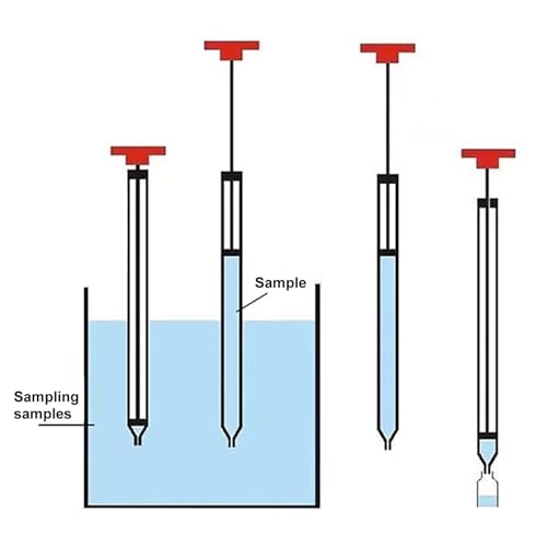 Échantillonneur de Liquide, en Acier Inoxydable 304, extractible pour écoles, laboratoires, instituts de Recherche Scientifique et échantillonnage de liquides industriels (0,5 m (1,6 pi))