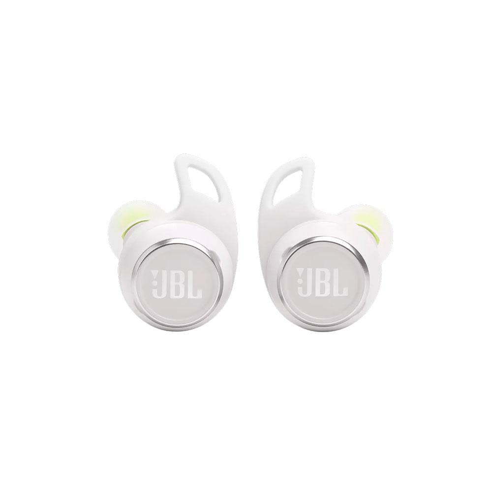 JBL Reflect Aero Cuffie In-Ear True Wireless Bluetooth, Auricolari Impermeabili e Antipolvere IP68 con Cancellazione Adattiva del Rumore, per Musica e Chiamate, Autonomia 8+16 Ore, Bianco