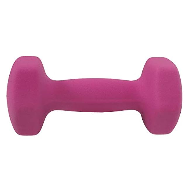 Sunny Health & Fitness Neoprene Coated Hex Shaped Dumbbell Non-Slip Fitness Weights for Home Gym Exercise, Full Body Workout Strength Building, Weight Loss, Sold in Pairs - Sizes - 2LB, 5LB, 8LB, 10LB