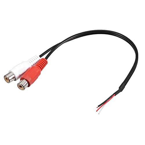 Adaptador RCA macho a cable abierto audio video pack 2 miniatura 1
