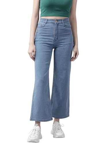 Image of GUTI Womens High Rise Crop Length Jeans()