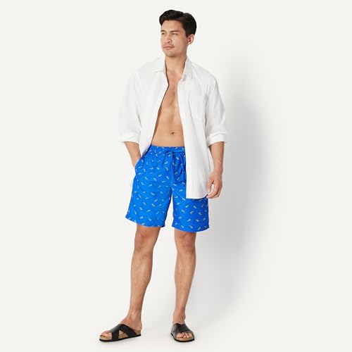 Image of Amazon Essentials Men's Men's 9 inch Quick-Dry Lightweight Breathable Swim Trunk with Mesh Liner