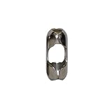 Ball Chain Number 10 'B' Couplings Nickel Plated Brass 100 Count