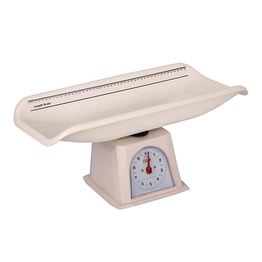 Analogue Personal Baby Weighing Scale with Tray | Manual Weight Machine for Infants & Newborns | Accurate Measurement up to 10 kg | Durable, Easy-to-Read Dial Scale for Home & Clinic Use