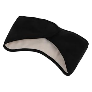 Holidyoyo 2Y1115 Schlaf-Ohrenschützer Stirnband Schwarz