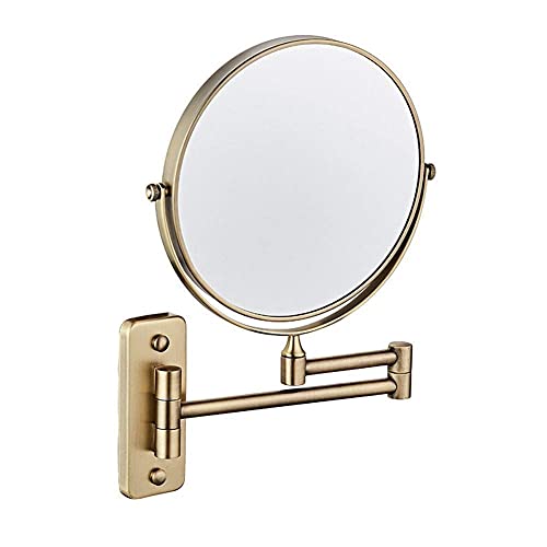 Miroir de maquillage mural orientable pour éviter les reflets