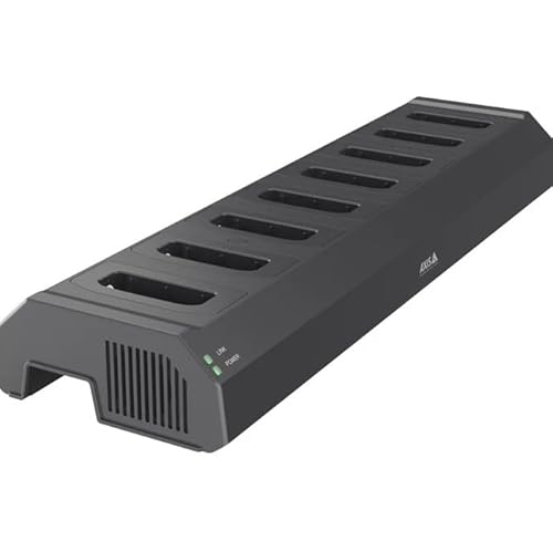 W703 Docking Station 8-Bay for Body Worn Cameras – Secure Multi-Device Offloading, Rapid Charging, and Durable Splash-Proof Construction (02646-004)