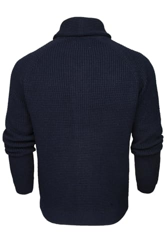 Cárdigan de cuello chal de punto grueso Xact con acabados premium 4