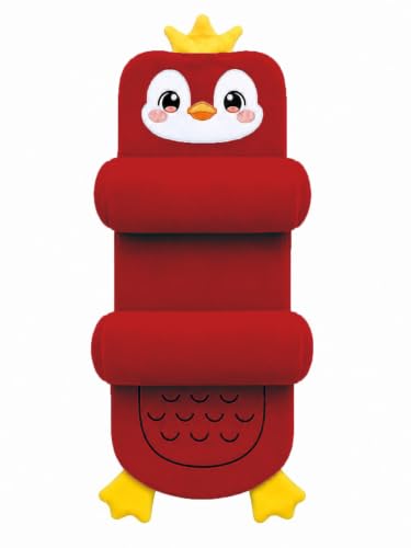 Image of Baby Hugging Pillow with Supersoft Fabric | 0-18 Months Newborn Pillow /Takiya /Cushion | Neck & Head Support for Babies (Red2)