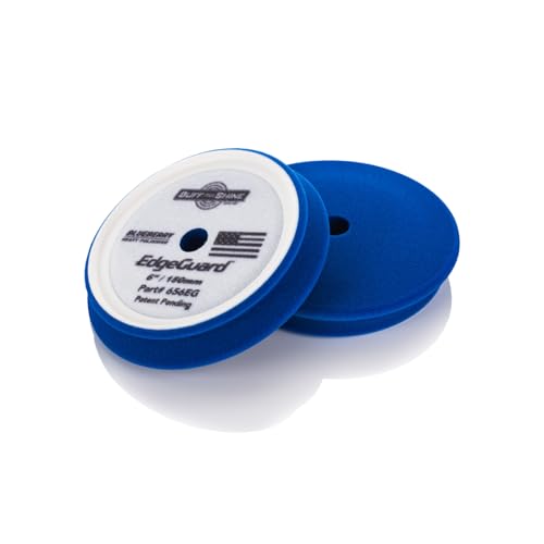Image of Buff and Shine - EdgeGuard Foam Buffing Pads - Blueberry - 6 inch Heavy Polishing Pad - Pack of 2