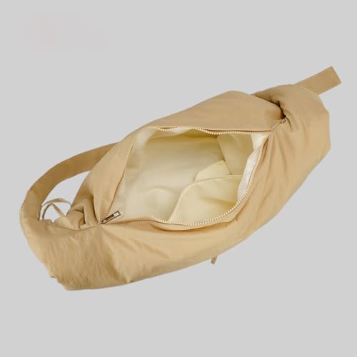 Puffer Crescent Bag for Women Nylon Padded Luna Shoulder Bag Hobo Purse Lightweight Shoulder Handbag4