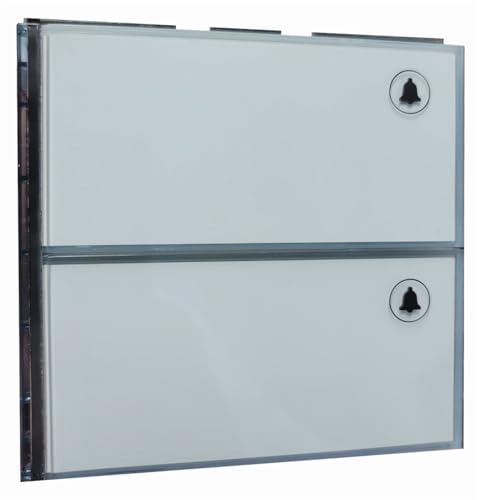 Alpha Communications BRM2 Series Button Modules 2-Buttom 2-Wire QwikBUS Module (for Modular Door Stations); with Build-in LED Prism Illumination; LED Operates On 8-12V / 40 mA