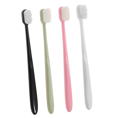 ERINGOGO 4Piezas Cepillos Para Adultos Portátil y Compacto Para Limpieza Profunda Colores