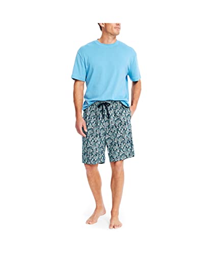 Nautica Men's Printed Poplin Sleep Short4
