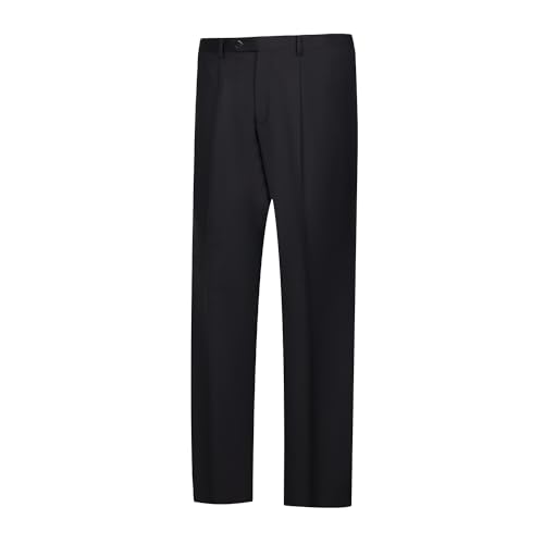 Men's 2 Piece Suits Classic Fit Single Breasted 2 Buttons Business Wedding Suit Jacket Blazer & Pleated Pants Set3