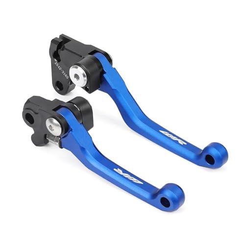 Für YAMAHA WR250F WR450F Dirt Pit Bike Pivot Bremse Kupplung Hebel WR 250F 2001-2011 WR 450F 2001-2016 Off-Road Motorrad(Blau)
