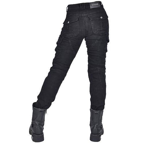 Women Moto Jeans Motorcycle Pants Motorbike Biker Trousers