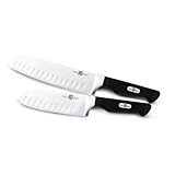Paula Deen Signature Cutlery 5-Inch and 7-Inch Santoku Knife Set