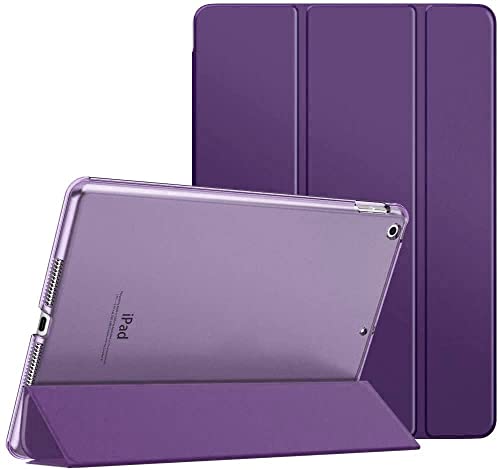 For Apple iPad 4/3/2 (Older generations) Smart case Magnetic Stand cover with Wake/Sleep (Purple)