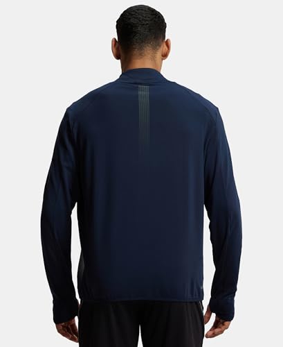 Image of Jockey SP17 Men's Soft Touch Microfiber Elastane Stretch Thumbhole Jacket with Stay Dry Treatment