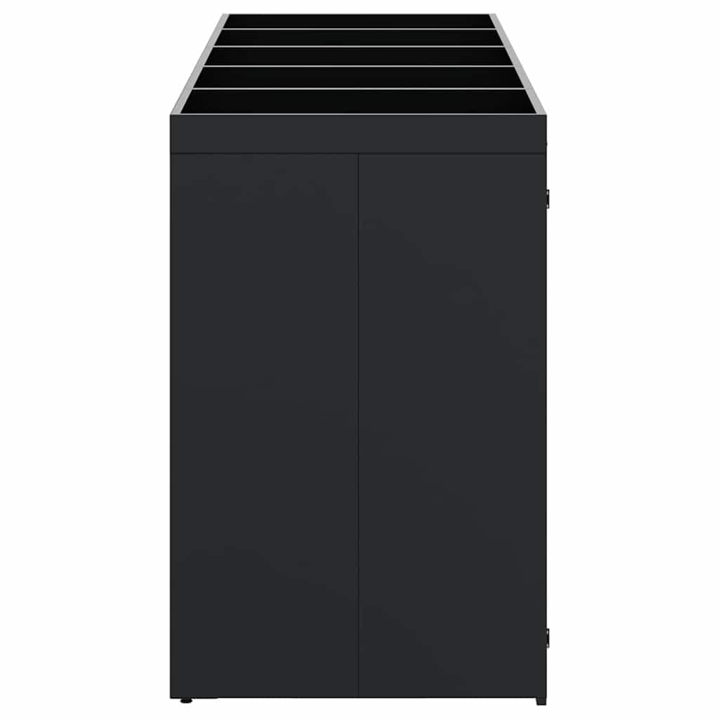 Almacenamiento de Cubos Wheelie para 5 Cubos Negro,Casa y jardín,Productos del hogar,Accesorios para contenedores de residuos,Soportes para contenedores de residuos,116.2kg-3394741
