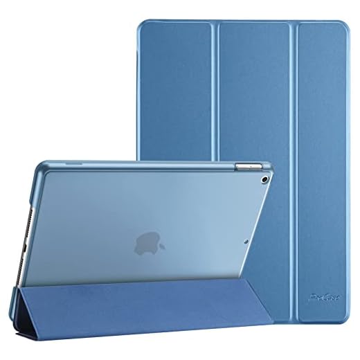 ProCase for iPad 9th Generation 2021/ iPad 8th Generation 2020/ iPad 7th Generation 2019 Case, iPad 10.2 Case iPad Cover 9th Generation -Blue