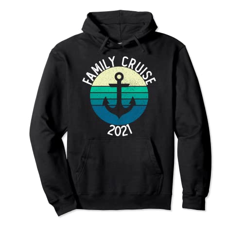 Traje vintage de vacaciones familiares a juego 2021 para crucero familiar Sudadera con Capucha