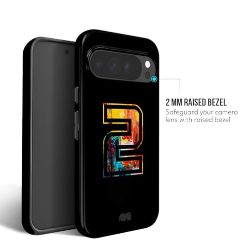 Image of MILLION CASES Art Burst Crystal Case for Google Pixel 8a, Google Pixel 8a Back Cover Case(2024) - PC | Midnight Black