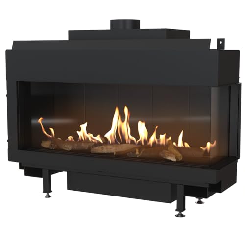 KRATKI LEO 100 Chimenea de gas derecha